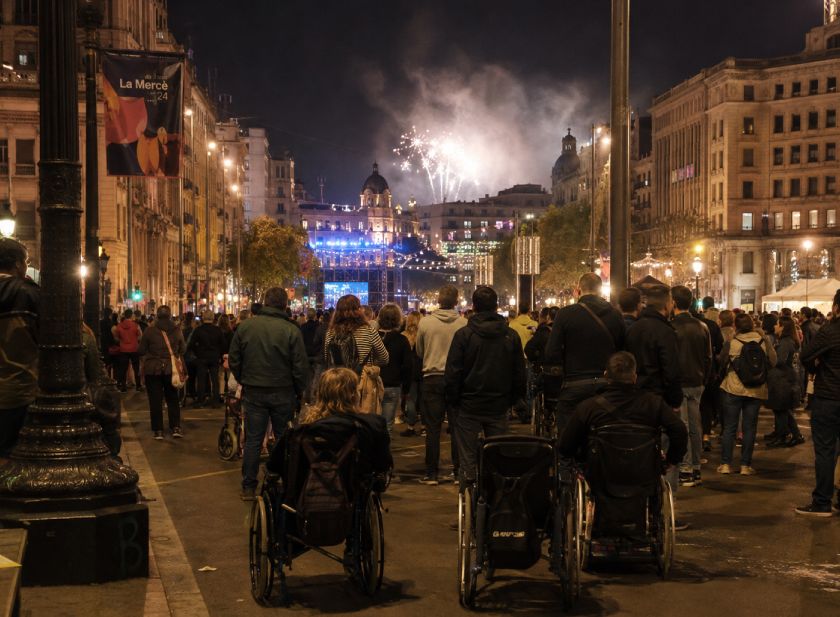 Disfrutar la Mercè en Barcelona con movilidad reducida: guía de accesibilidad